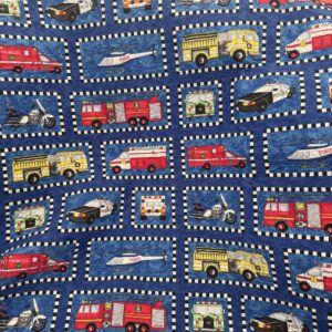 First Responders Adventure Baby Quilt, 42” x 41”