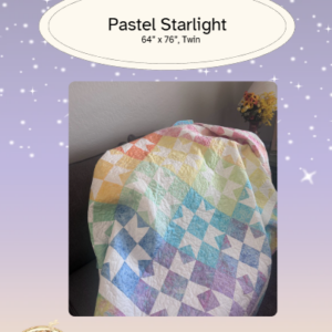 Pastel Starlight Twin Quilt Pattern